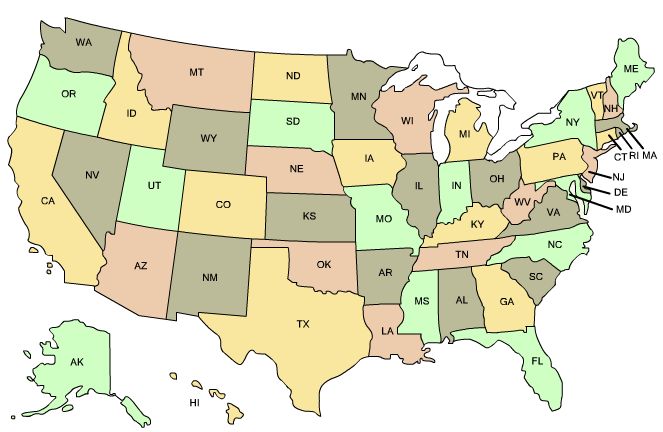 Unites States Map