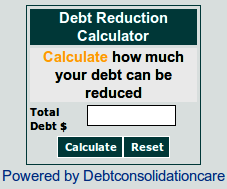 View sample of Debt Reduction Calculator