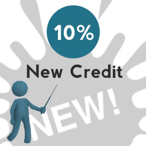 New credit - 4 Tips to satisfy 10% of your credit score calculation