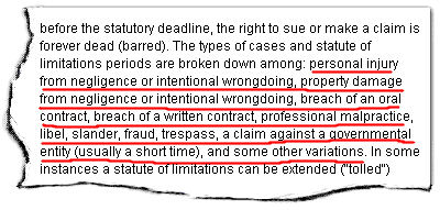 Statute of Limitations on debts - DebtCC